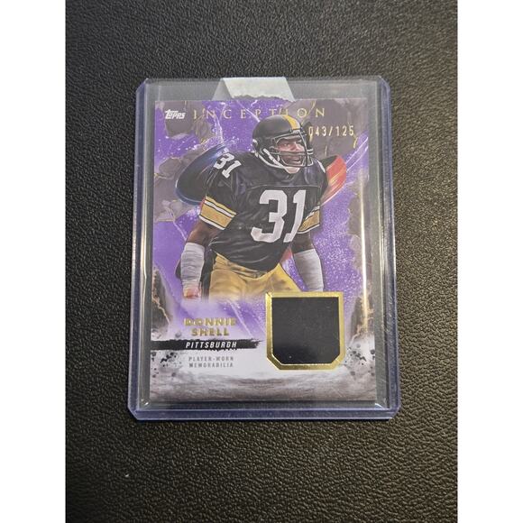 2024 Topps Inception #RC-DS Donnie Shell Relics Purple #/125 - Picture 1 of 2